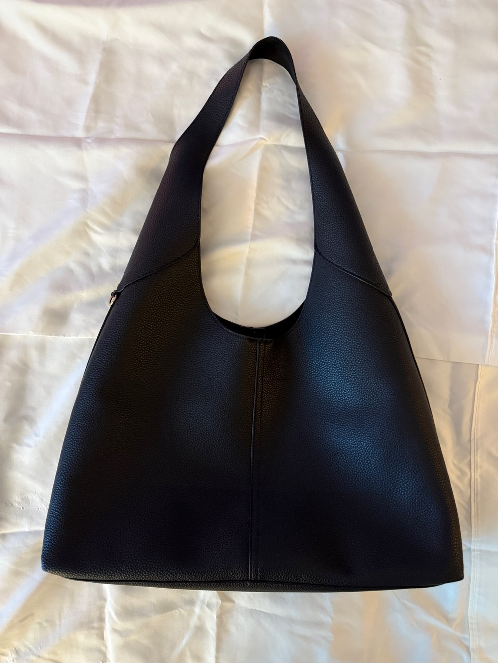 Black Oversized Slouchy Shoulder Bag